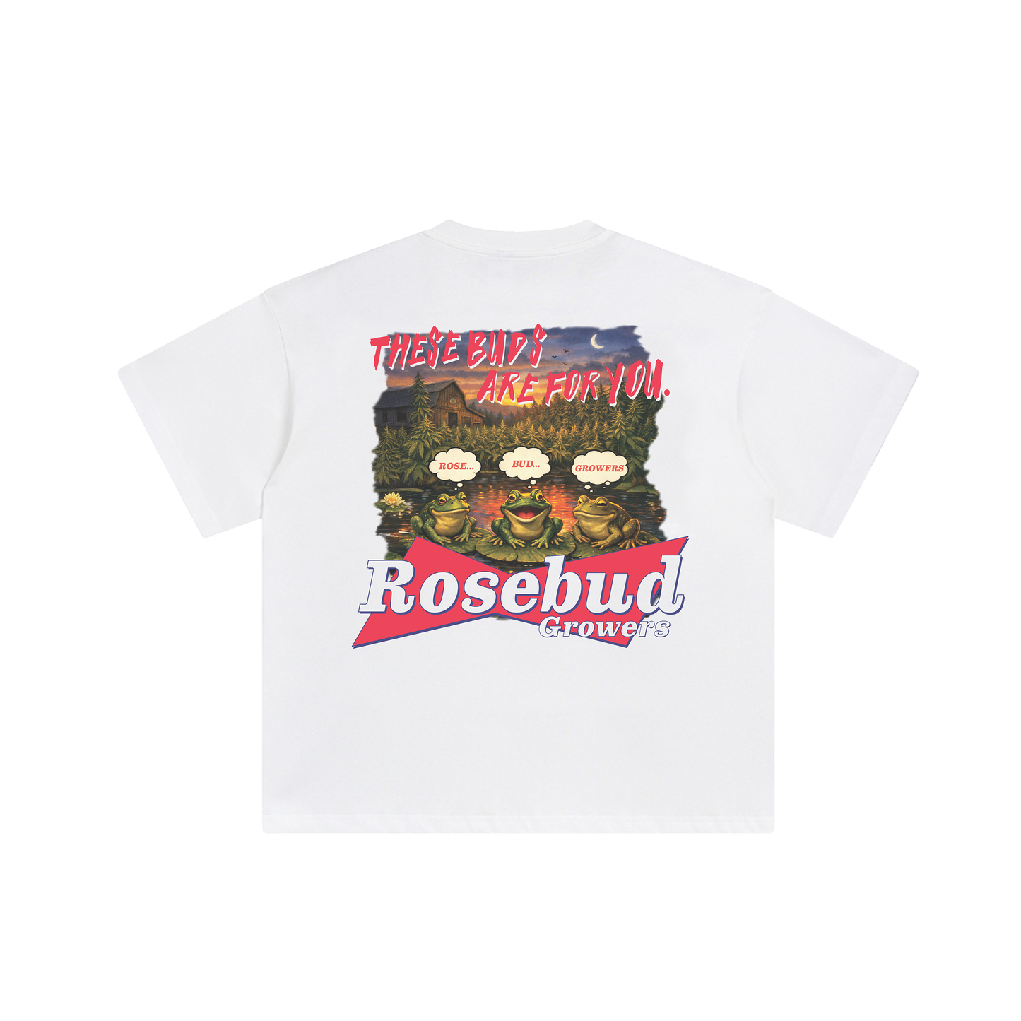 FROGS TEE // WHITE