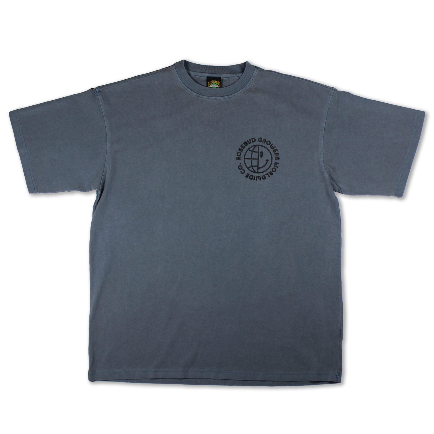 Growers N Smokers Tee // Washed Blue Grey