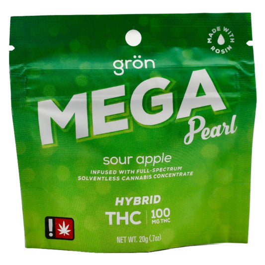 Grön | Sour Apple | Mega Pearl | 100mg
