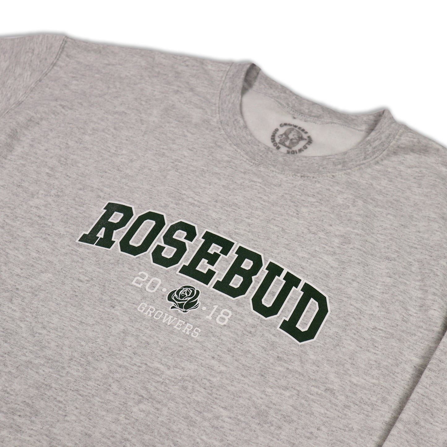 Mellow Varsity Crewneck // Heather Grey