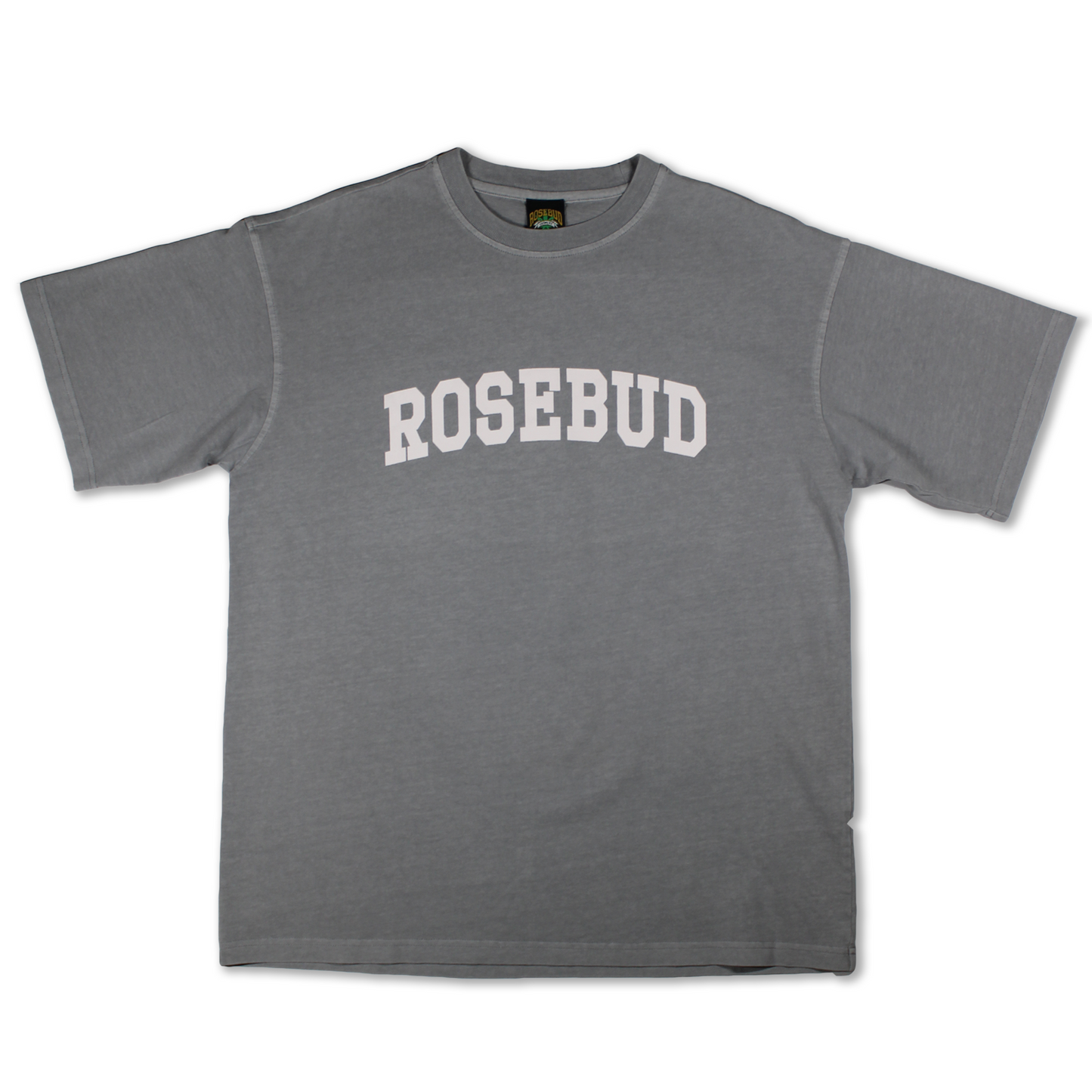 Mellow Varsity Tee // Washed Mid Grey