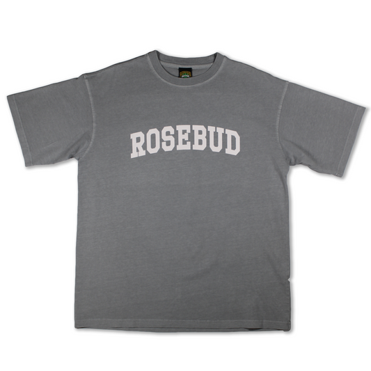 Mellow Varsity Tee // Washed Mid Grey
