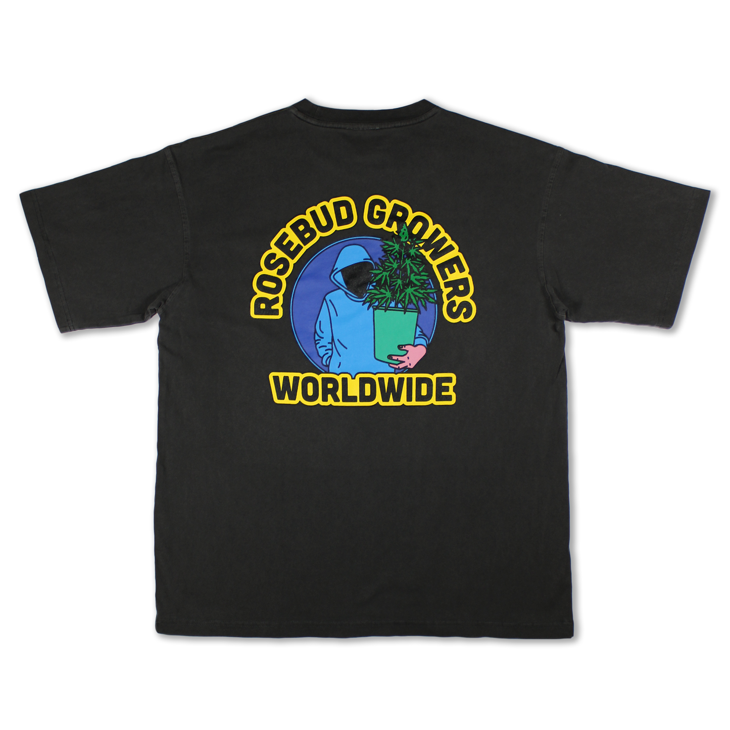 World Wide Tee // Washed Dark Grey