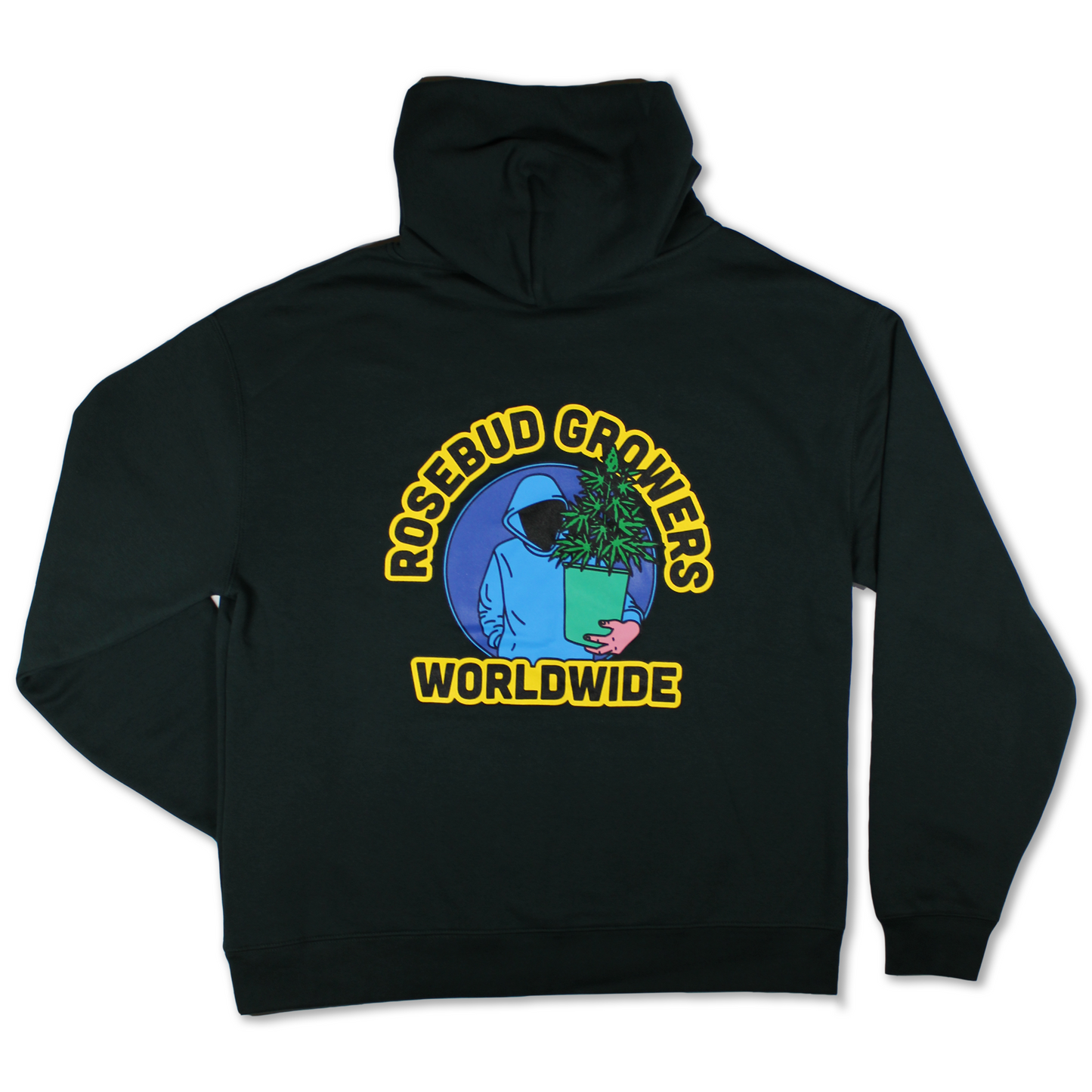 Rosebud Worldwide Hoodie // Green