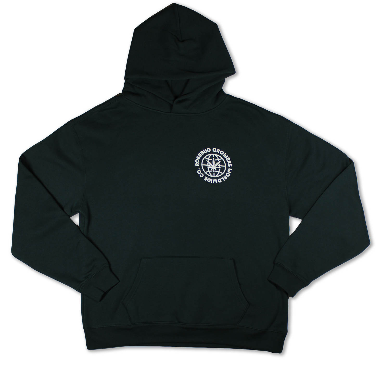 Rosebud Worldwide Hoodie // Green