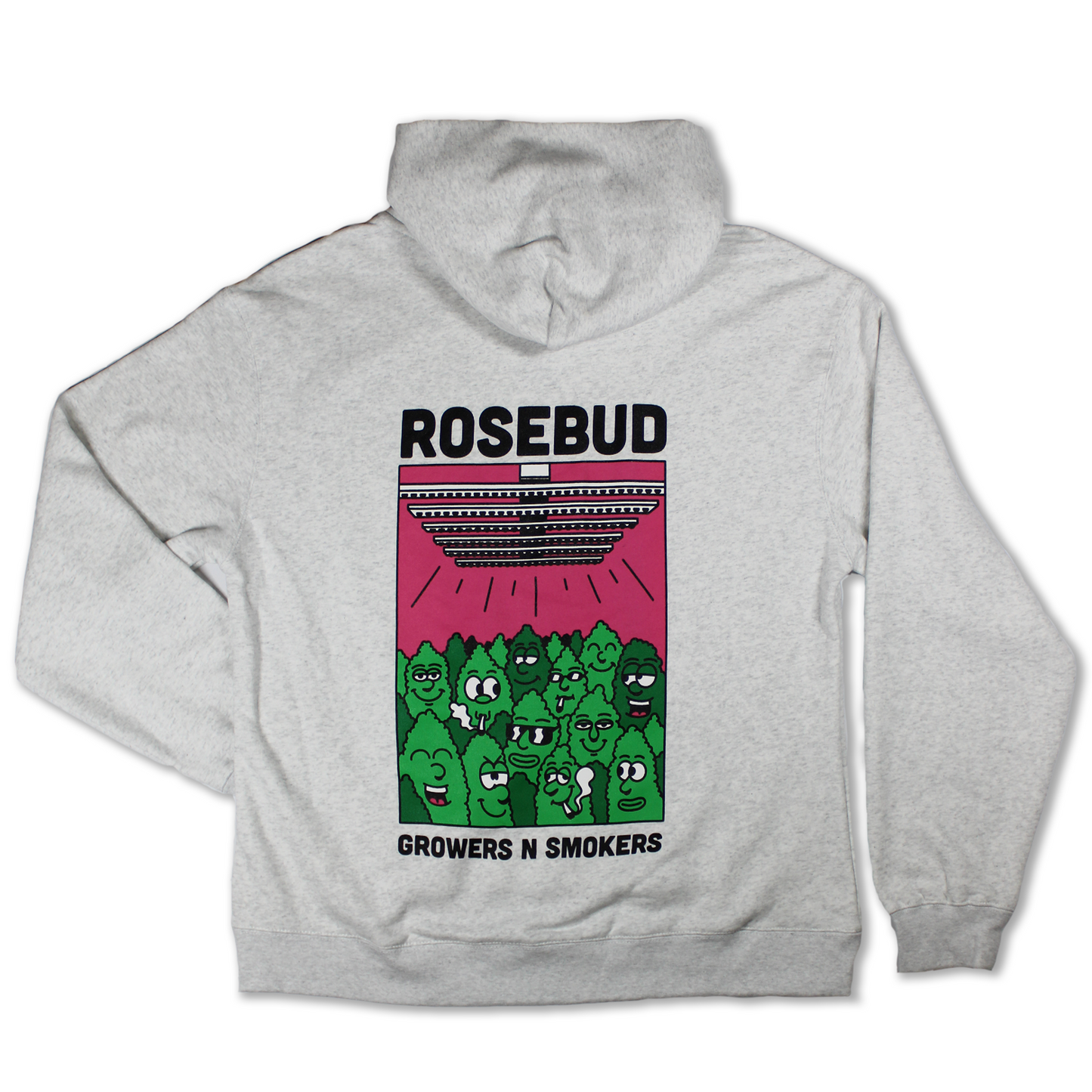 Growers N Smokers Hoodie // White Heather