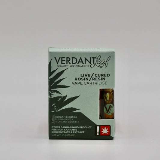 Verdant Leaf | Durban Cookies | 1g Cured/Live Resin