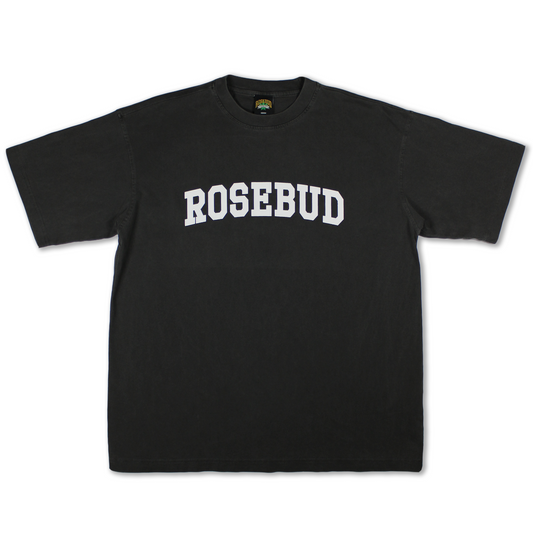 Mellow Varsity Tee // Washed Dark Grey