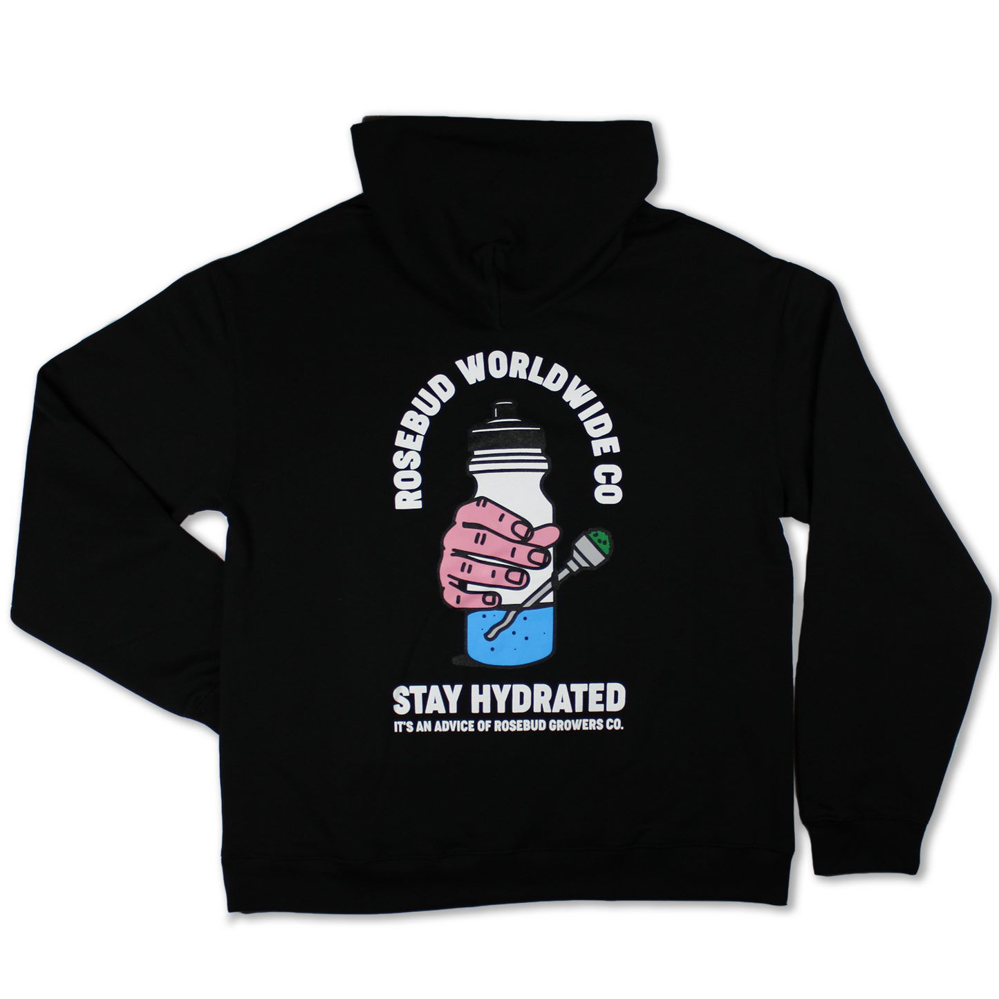 Stay Hydrated Hoodie // Black