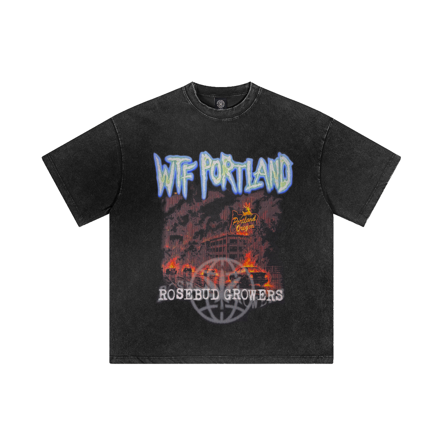 WTF PORTLAND X ROSEBUD TEE